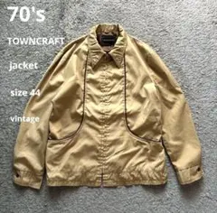 70's TOWNCRAFT 雰囲気系　ジャケット　棒TALON ヴィンテージ