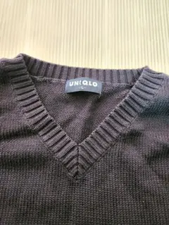 希少オールドユニクロ紺タグ　コットンニット　L