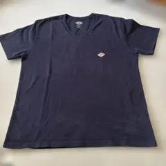DANTON Vネック Tシャツ ネイビーのサムネイル