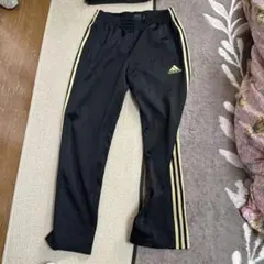 adidas Climalite ジャージパンツ 黒/金