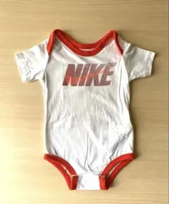NIKE ロンパース ホワイト/オレンジ　65〜70のサムネイル