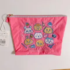 未使用品》ちいかわ　 ポーチ トーキングヘッズ　FACE 刺繍ポーチ