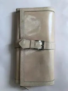 【Burberry長財布】ピンク