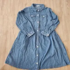 GU　デニムワンピース　１２０cm