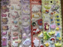 サンリオ　ディズニー　マシュマロシール　5枚セット