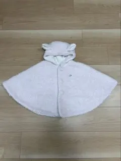 bebe べべ フリースポンチョ ピンク