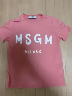 MSGM ピンク ロゴ Tシャツのサムネイル