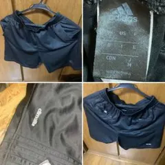 アディダスのクライマライト（climalite）素材を使用した黒いショートパンツ