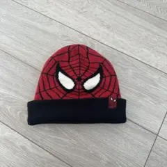 ニット帽　スパイダーマン