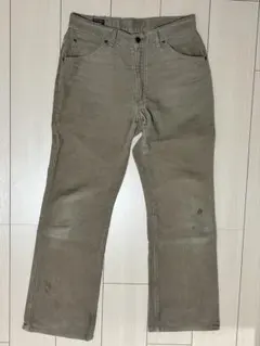 70s Lee ブーツカット・フレアコーデュロイパンツ ベージュ　Mのサムネイル
