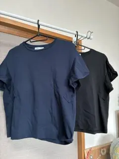 Opaque Clip ネイビー とブラック　2枚セット　半袖Tシャツ