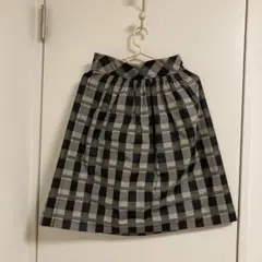 バーバリー　ブラックレーベル　チェックスカート　薄手