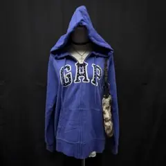 平成ギャル　y2kグランジ　GAP ジップアップ　フーディ　パーカー　ロゴ　星