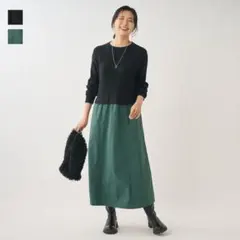 【極美品】（6/19まで出品）KEYUCAドッキングワンピースのサムネイル