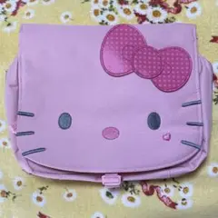 【美品】ハローキティ トラベルポーチ ピンク