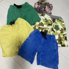 キッズハーフパンツ　110cm 4点セット