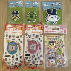 たまごっち　シールセット　パイルワッペン　刺繍ワッペン　キラキラ　たまもり