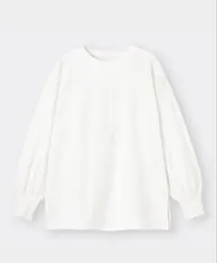 GU ライトスウェット オーバーサイズT ホワイト M