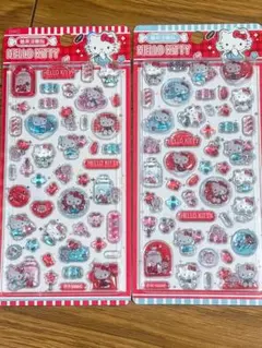 ライセンス！キティ ボンボンドロップシール2枚セット