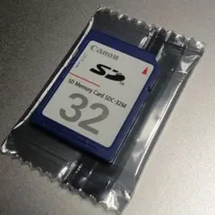 新品未開封 Canon SDカード 32MB