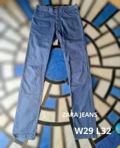 ZARA JEANS デニム　サイズ38 ストレート ブルー