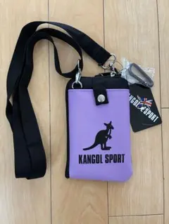 KANGOL SPORT ショルダーバッグ パープル ブラックのサムネイル