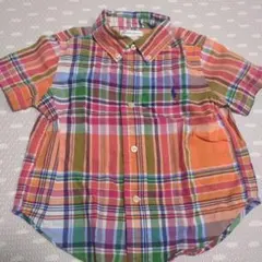 Ralph Lauren 半袖チェックシャツ 18M