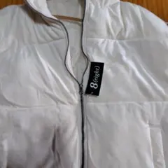 ホワイト ダウンジャケット Lサイズ
