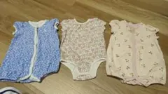 RALPH LAUREN ロンパース3点セット（青・花柄・ピンクポロベア）