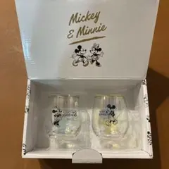 Disney Mickey & Minnie グラス 2個セット