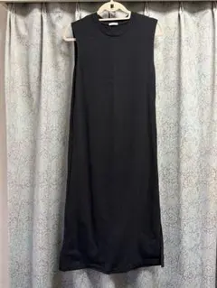 GU ノースリーブ ワンピース 黒 ブラック