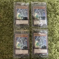 ［未開封 美品］サンスター 遊戯王 青眼の白龍ブルーアイズホワイトドラゴン 4枚