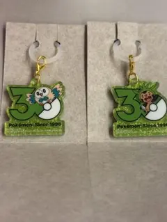 ポケモン 30周年ロゴマスコット2 モクロー ハリマロン
