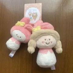 北海道限定 マイメロディ マスコット マイメロディ キツネ ぬいぐるみ
