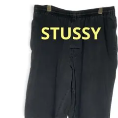 STUSSY ステューシー メンズ イージーパンツ ブラック 　黒タグ　M