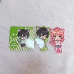 キンツア キンプリ プリズムにゃんこ 香賀美タイガ 西園寺レオ ステッカー
