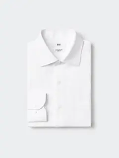 ユニクロ シャツ スーパーノンアイロンスリムフィットシャツ 50%OFF