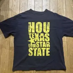 WEGO HOUSTON プリント Tシャツ ネイビー Mのサムネイル