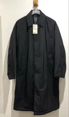 無印良品 MUJI 中わた ステンカラーコート L ブラック 新品未使用