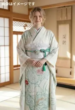 成人式正絹振袖フルセット　名門　藤娘きぬたや　総絞り　高級　豪華　上品のサムネイル