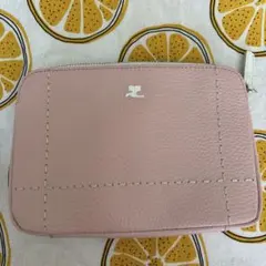 Courreges クレージュ ポーチ ピンクのサムネイル