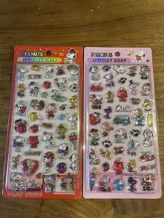 スヌーピー ジュエリードロップシール2枚セット