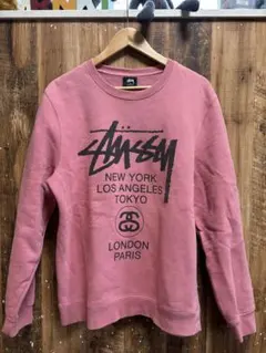 00s old stussy N°4 Monogram スウェット 紺タグ - メルカリ