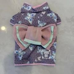 ANNA SUI 犬服 蝶柄 帯付き　XSのサムネイル