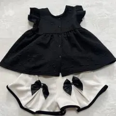 cottoli ブラウス&ショートパンツセット