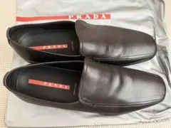 PRADA SPORTS プラダスポーツ レザー スリッポン 7 アーカイブ 黒