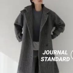 ジャーナルスタンダード マスキュリンスタンドコート 36 ヘリンボーン DMW
