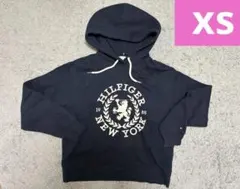 TOMMY HILFIGER パーカー ネイビー XS 裏起毛のサムネイル