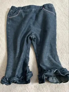 ホットビスケッツ　パンツ ピンクリボン付き90