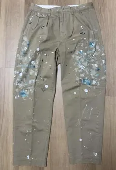極美品！ラルフローレン ダメージ パッチワークチノクロスパンツ 36